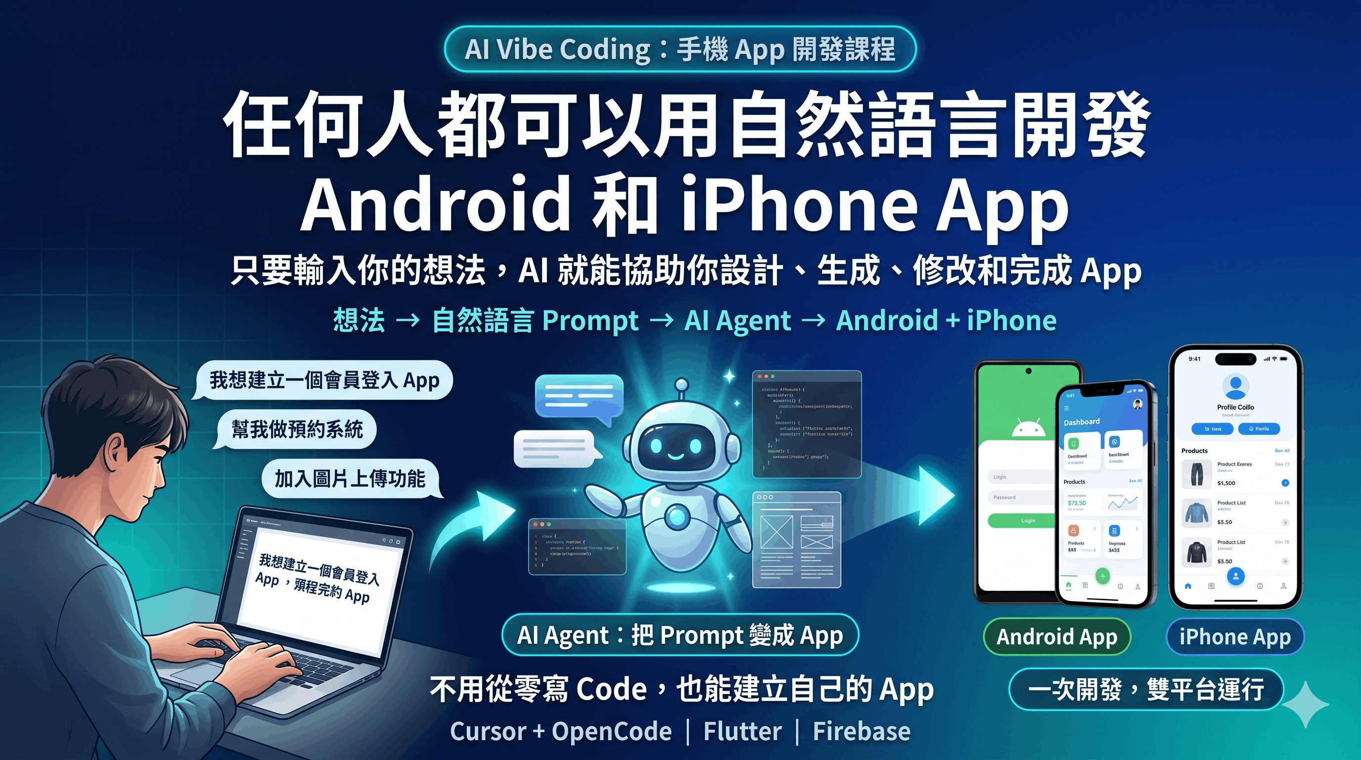 Certificate in AI Agentic Coding for Flutter Apps Development Banner