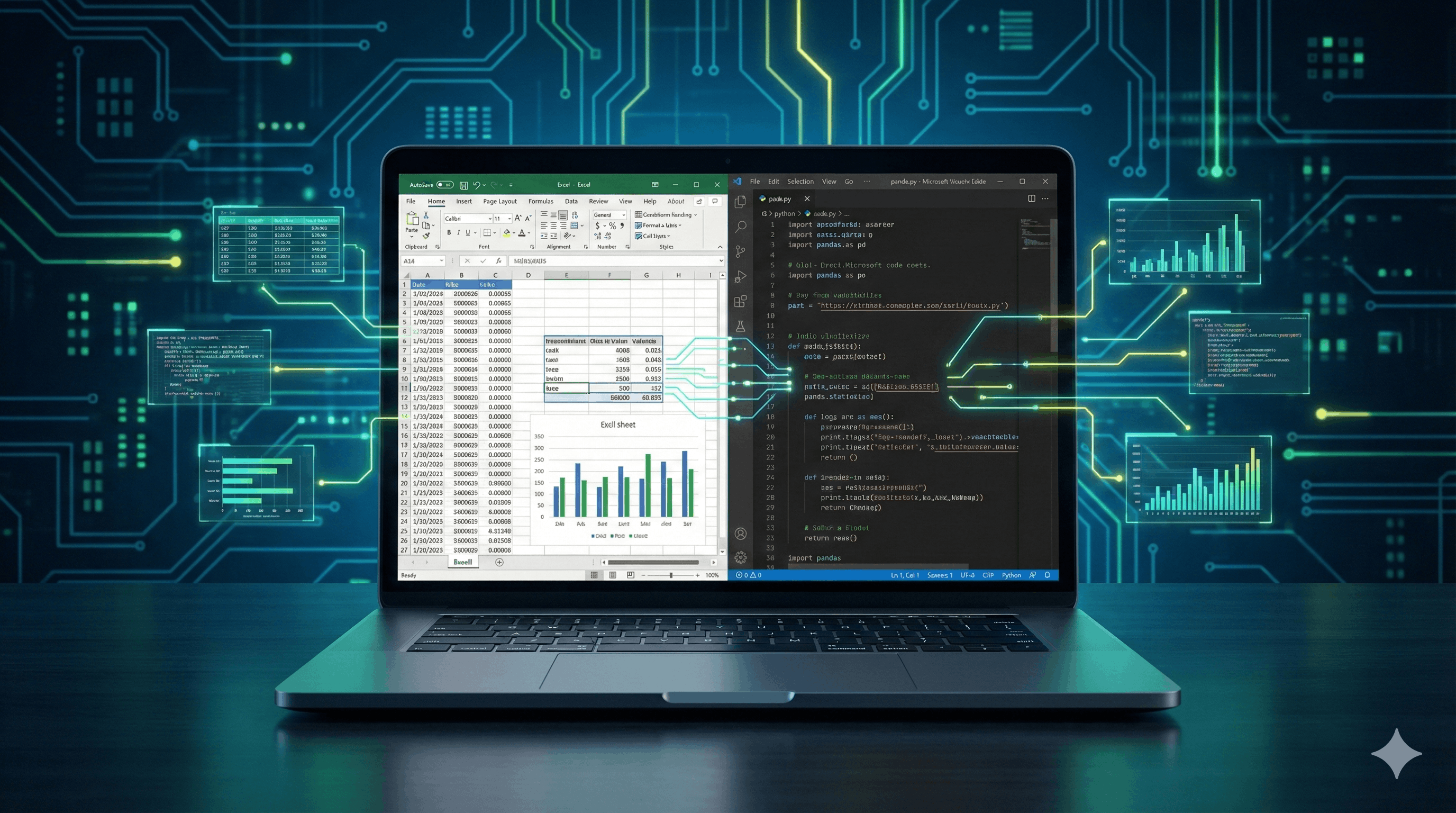 Python Excel AI Banner