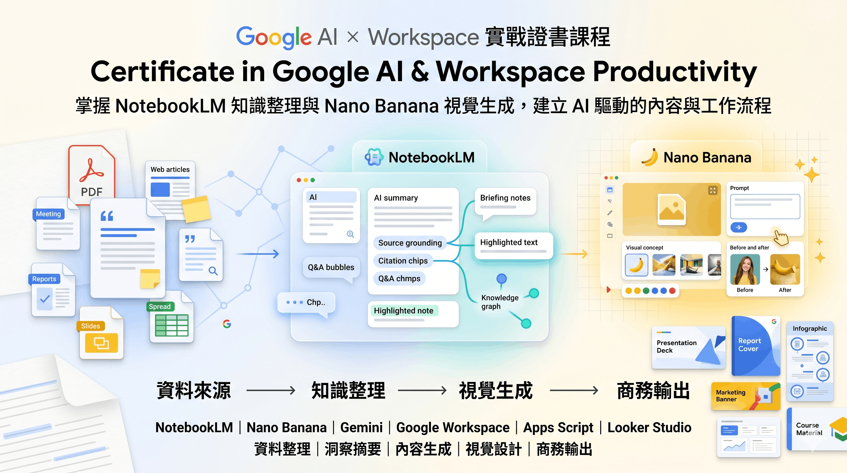 Google AI Workspace Productivity Banner