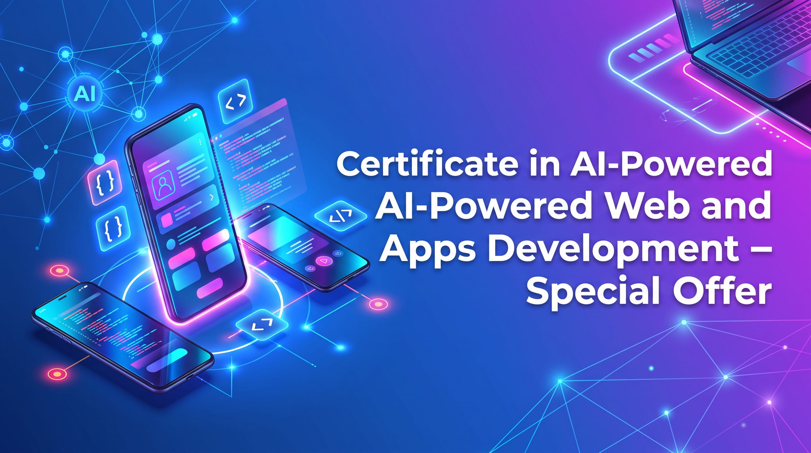 AI 網頁及 Android Apps 開發組合課程 課程試看封面