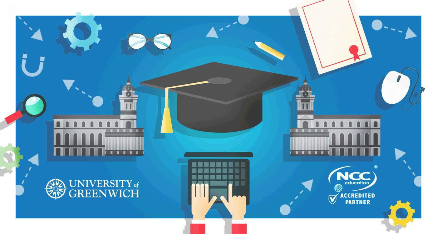 NCC Education 與 University of Greenwich 銜接途徑圖
